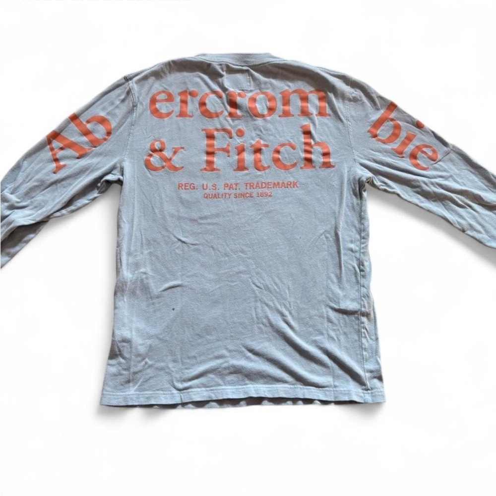 Abercrombie long sleeve logo tee